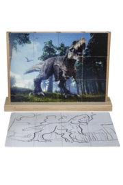 Verticale puzzels - T-rex