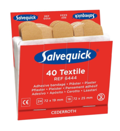 6 doos Pleisters Salvequick navulling textiel 6444