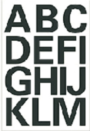 Etiket Herma 4167 25mm letters A-Z zwart