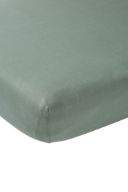 jersey hoeslaken 100 % katoen  jade 60x120cm