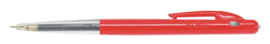 Balpen Bic M10 rood medium 50 stuks