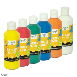 Creall-fingerpaint 6x250ml  - Assorti