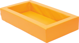 Foam bed 140x75x25cm - Oranje