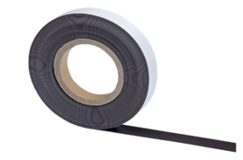 Magnetisch tape 10 m. x 45 mm., beschrijf- en wisbaar, zelfklevend