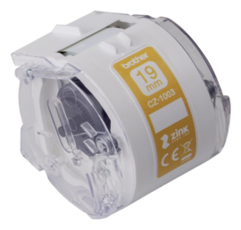 Labeletiket Brother CZ-1003 19mmX5m kleur opdruk