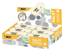 Gum Bic Galet zacht 12 stuks -  Wit