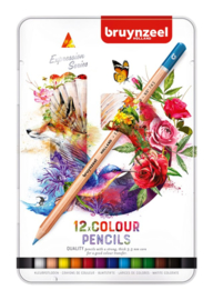 Kleurpotloden Bruynzeel Expression colour blik à 12 stuks