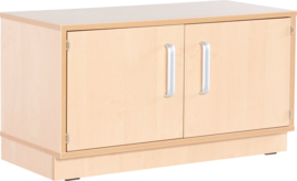 S-kast met scheidingswanden met plint