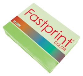 Kopieerpapier Fastprint A4 80gr helgroen 500vel