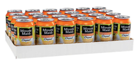 24x Frisdrank Minute Maid Orange blikje 0.33l