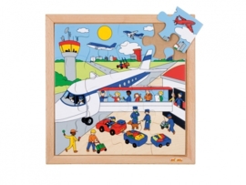 Puzzel luchthaven 16 dlg. 34x34 cm