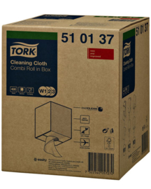 Reinigingsdoek Tork W1 510137 nonwoven 400vel