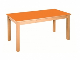 beukenhouten Tafel 160 x 80 cm. 46-76cm