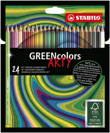 Kleurpotloden STABILO Greencolors 6019/24-1-20 etui à 24 stuks