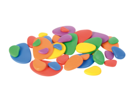 Activiteiten kaarten met regenboogstenen ass.