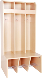 Mariposa garderobe hoog - 3 personen - vlamvertragend