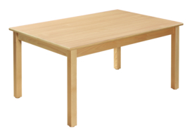 beukenhouten Tafel 120 x 80 cm. 46-76cm