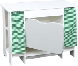 Quadro keuken kast met planken 68,2x34x53cm - Wit