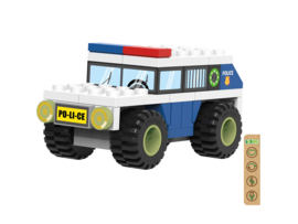 BiOBUDDi Politie auto BB-2034 56 dlg.