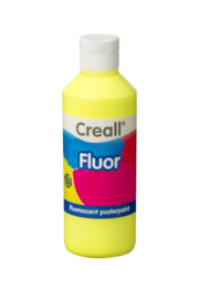 Plakkaatverf Creall fluor 250 ml - Geel