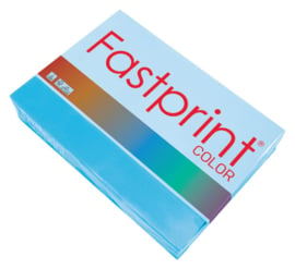Kopieerpapier Fastprint A4 80gr azuurblauw 500vel