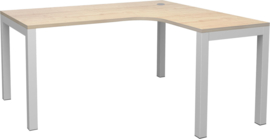 Kvadra hoek bureau tafel 160 cm. links