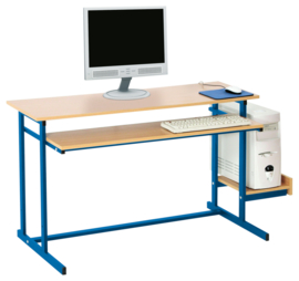 Computerplank voor NEO-bureaus -  blauw
