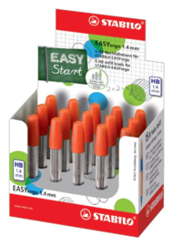 Potloodstift STABILO Easyergo 1.4mm HB display  à 6 stuks