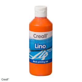 Creall lino/blockprint verf oranje