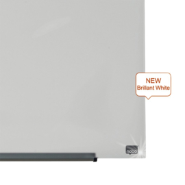 Glasbord Nobo Diamond 99,3x55,9cm wit