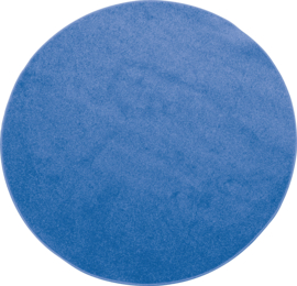 Rond tapijt - diam. 80 cm - blauw