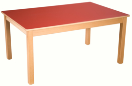 beukenhouten Tafel 140 x 80 cm. 46-76