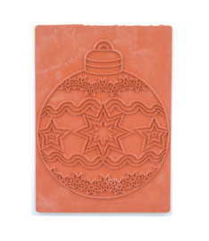 Stempel  mega 12,5x16cm - Kerstbal