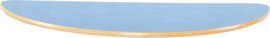 Halfrond Flexi tafelblad 120x60cm blauw los
