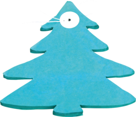Papieren slinger - kerstboom