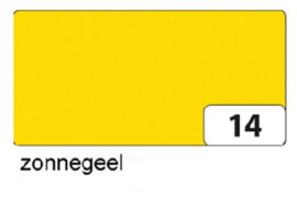 Engels karton 10 vel 50x70cm 270gr - Zonnegeel