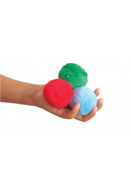 Pompons jumbo assorti 50 mm 50 stuks
