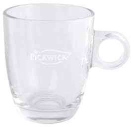 6x Theeglas Pickwick Douwe Egberts 26cl