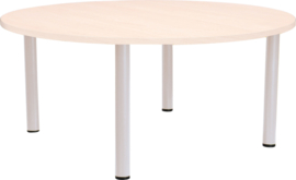 Ronde Quint-tafel 90 cm 40-58cm esdoorn