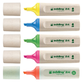 10 stuks Markeerstift edding 24 Eco geel