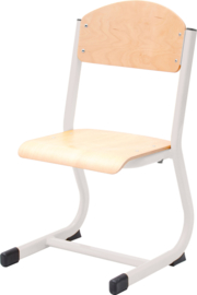 NIC stoel - maat 2-6, aluminium