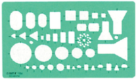 Sjabloon Linex 1184 elektro symbolen