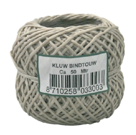 Touw vlastouw 2-draads 50gr ca 50meter