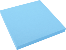 Geluiddempend vierkant PLUS, lichtblauw