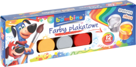 Waterverf Bambino  20ml 12 kleuren - Assorti