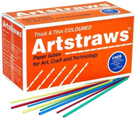 Artstraws 4mm x 40cm 1800 stuks - Assorti