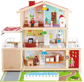 Poppenhuis - herenhuis | HAPE | 80 x 28,5 x 72,5 cm