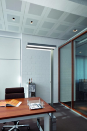 Vloerlamp MAUL Juvis LED dimbaar beweging- daglichtsensor aluminium