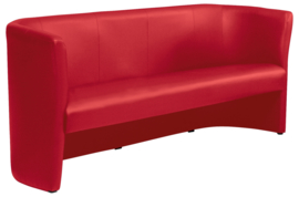 Sofa Club rood - 3 personen