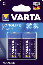 Batterij Varta Longlife Power 2xC